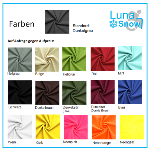 LunaSnow leg cover for wheelchair users